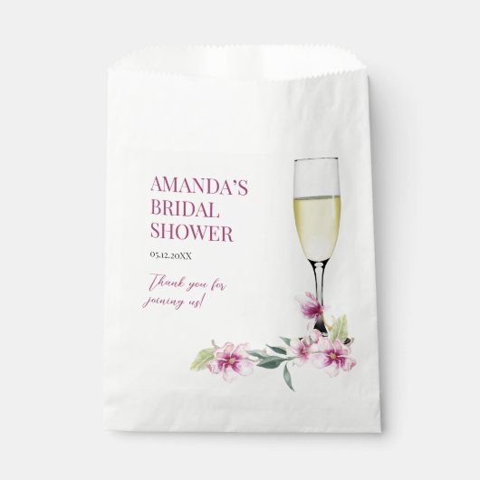 Sachets En Papier Magnolia Brunch et Bubbly (Devant)