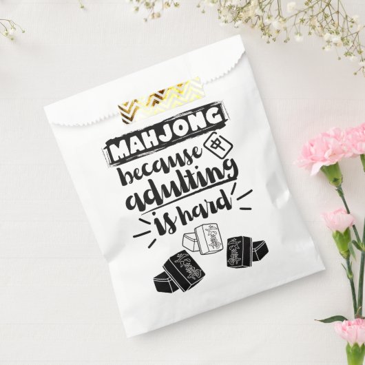 Sachets En Papier Mahjong parce que l'adultère est difficile | Funny (Scellé)