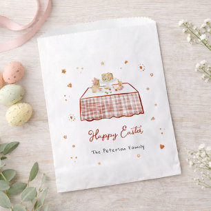 Sachets En Papier Main Whimsical Tirée Joyeuse Pâques