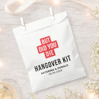 Mais Avez-Vous Mort Mariage Hangover Kit Récupérat