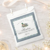 Sachets En Papier Mallard Duck Hunting Gingham Birthday Dessert (Coupé)