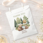 Sachets En Papier Mama bear aventure attend une invitation baby show (Coupé)