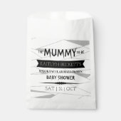 Sachets En Papier Maman à être | Baby shower Halloween (Devant)