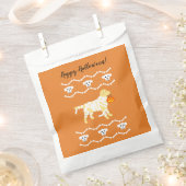 Sachets En Papier Maman du Labrador jaune d'Halloween (Coupé)