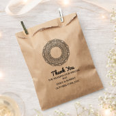 Sachets En Papier Mandala Art Mariage personnalisé (Coupé)