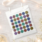 Sachets En Papier Mandala en différentes couleurs (Coupé)