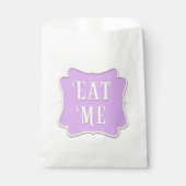 Sachets En Papier "Mange-moi" Wonderland Tea Party Pastel Purple (Devant)