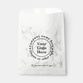 Sachets En Papier Marbre blanc (Devant)