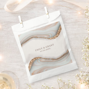 Sachets En Papier Marbre d'Agate de Pierre National