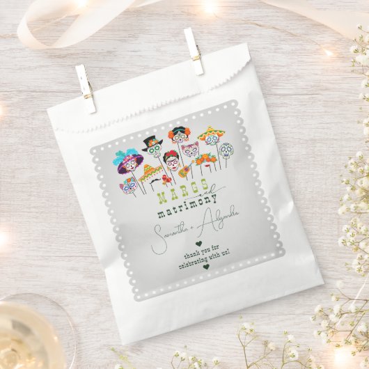 Sachets En Papier Margs & Mariage Fiesta Mexicaine Couples Douche (Coupé)