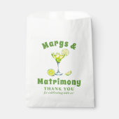Sachets En Papier Margs & Matrimony cocktail bachelorette Merci (Devant)