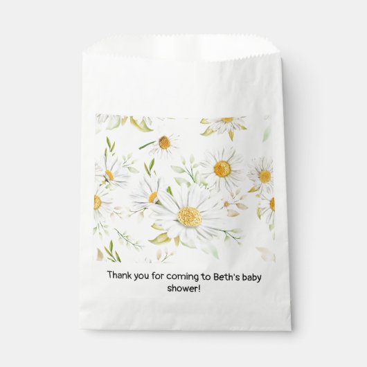 Sachets En Papier Marguerites (Devant)