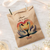 Sachets En Papier Mariage (Coupé)