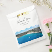 Sachets En Papier Mariage à Chypre Favor Konnos Beach Merci Photo (Scellé)