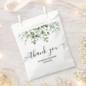 Sachets En Papier Mariage à la verdure Eucalyptus (Coupé)