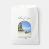Sachets En Papier Mariage à Phuket Favoriser le Merci thaïlandais (Devant)