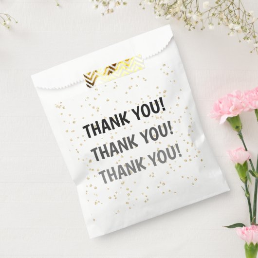 Sachets En Papier Mariage Anniversaire Parties scintillant d'or Merc (Scellé)