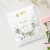 Sachets En Papier Mariage aquarelle de verdure (Scellé)