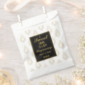 Sachets En Papier Mariage Art déco moderne Favoriser Sac Sweet Fin (Coupé)