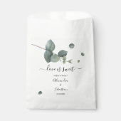 Sachets En Papier Mariage au Eucalyptus Sucré est Doux (Devant)