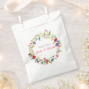 Sachets En Papier Mariage au Jardin de Fleurs Exotiques de Wild Rose