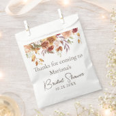 Sachets En Papier Mariage automnal floral Shower (Coupé)