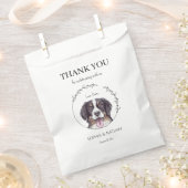 Sachets En Papier Mariage Bernese Mountain Dog Merci Favoriser le sa (Coupé)