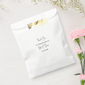 Sachets En Papier Mariage blanc classique (Scellé)