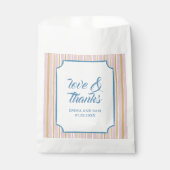 Sachets En Papier Mariage blanc Lotus (Devant)