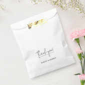 Sachets En Papier Mariage blanc moderne (Scellé)