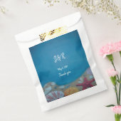 Sachets En Papier Mariage bleu profond (Scellé)