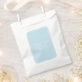 Sachets En Papier Mariage bleu tout simplement élégant (Coupé)