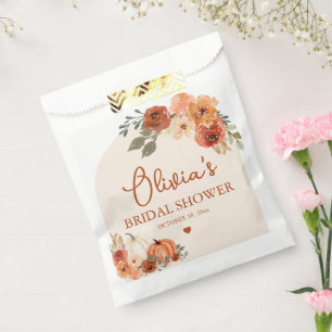 Sachets En Papier Mariage Bohème à la Tomate Terracotta Enterrement
