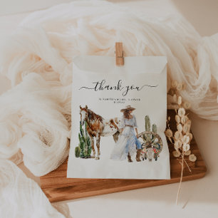 Sachets En Papier Mariage Bohème Occidental Merci
