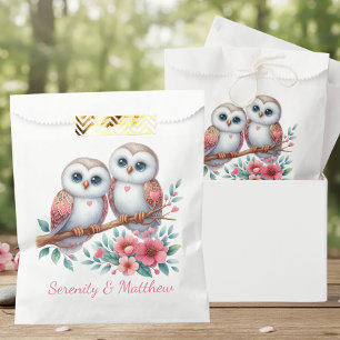 Sachets En Papier Mariage Bohème Rustique Campagnard en Bois de Hibo