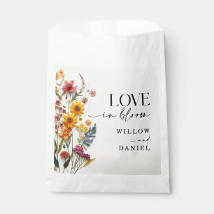Sachets En Papier Mariage Boho Fleur sauvage de fleurs pressées