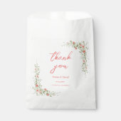 Sachets En Papier Mariage botanique rustique chic (Devant)