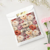 Sachets En Papier Mariage Burgundy Crème Fleurs de Printemps (Scellé)