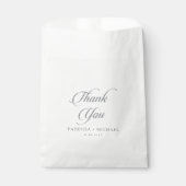Sachets En Papier Mariage Calligraphie Chic Classique (Devant)
