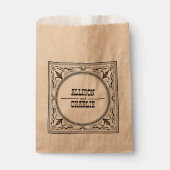 Sachets En Papier Mariage campagnard vintage Western Cowboy (Devant)