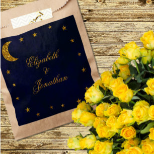 Sachets En Papier Mariage céleste du ciel nocturne