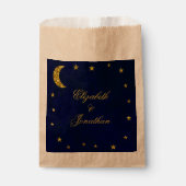 Sachets En Papier Mariage céleste du ciel nocturne (Devant)