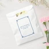 Sachets En Papier Mariage chic Lapis Blue Deco (Scellé)