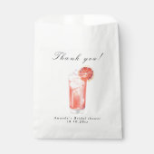 Sachets En Papier Mariage Citron Cocktail (Devant)