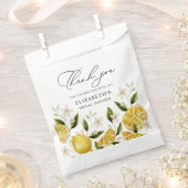Sachets En Papier Mariage Citron Main Squeeze (Coupé)