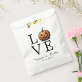 Sachets En Papier Mariage Citrouille d'amour (Scellé)