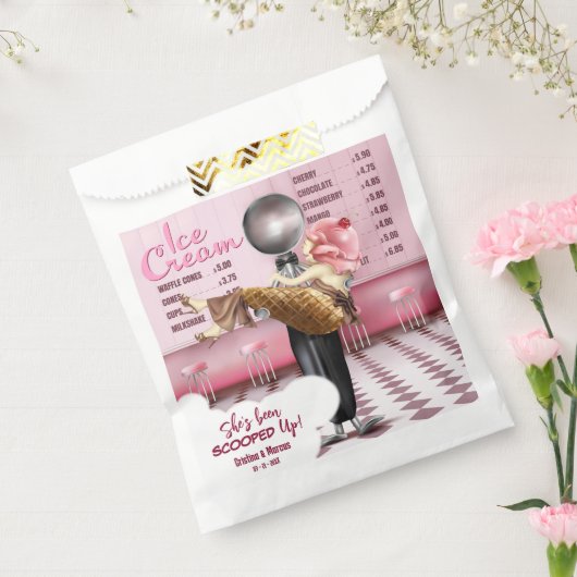 Sachets En Papier Mariage civil avec de la crème glacée (Scellé)