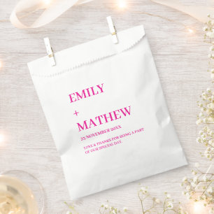 SACHETS EN PAPIER MARIAGE CLASSIQUE ÉLÉGANT MODERNE PERSONNALISÉ DE