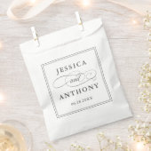 Sachets En Papier Mariage d'affaires élégant ou partie d'engagement (Coupé)