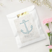 Sachets En Papier Mariage d'Ancres Royal Blue Rustic (Scellé)
